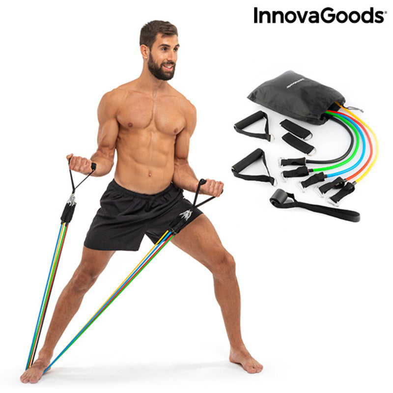 Fitnessbänder Set mit Übungen