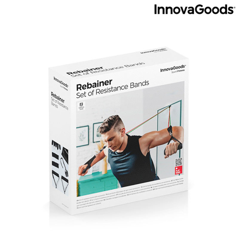 Fitnessbänder Set mit Übungen