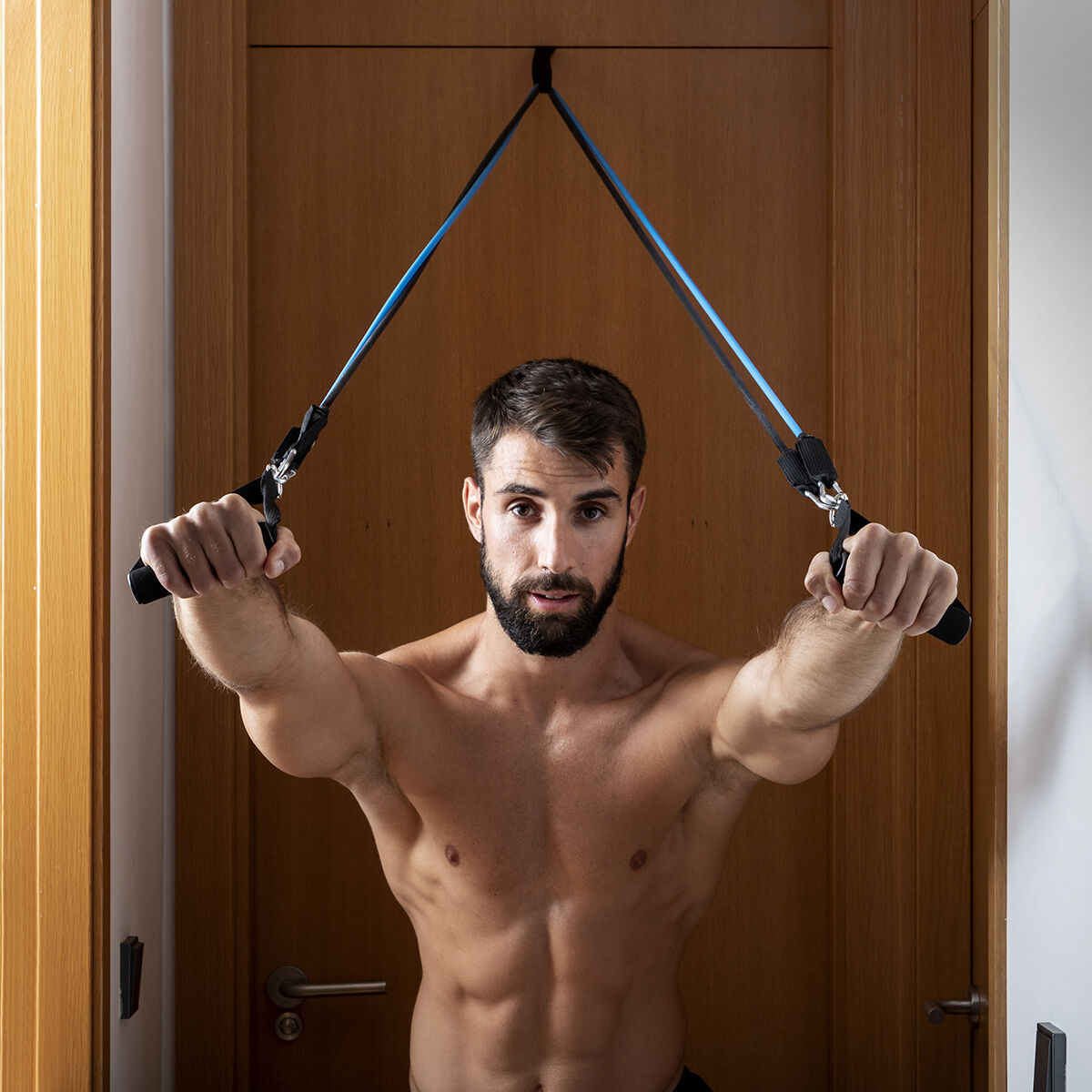 Fitnessbänder Set mit Übungen