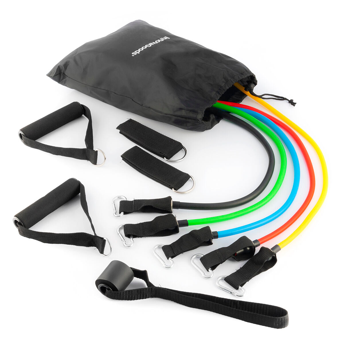 Fitnessbänder Set mit Übungen